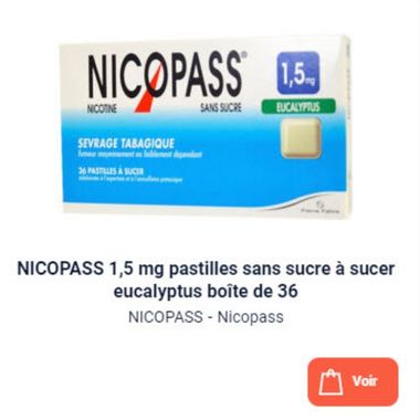 nicopass pastilles