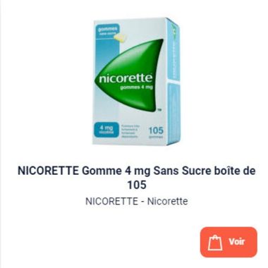 nicorette gomme