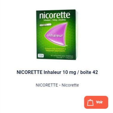 nicorette inhaleur