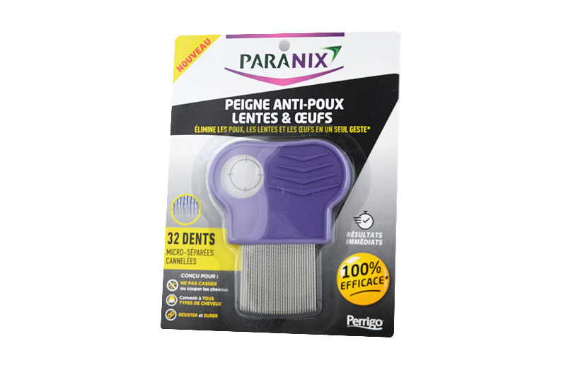 Paranix Peigne Anti Poux Mettalique 3 en 1