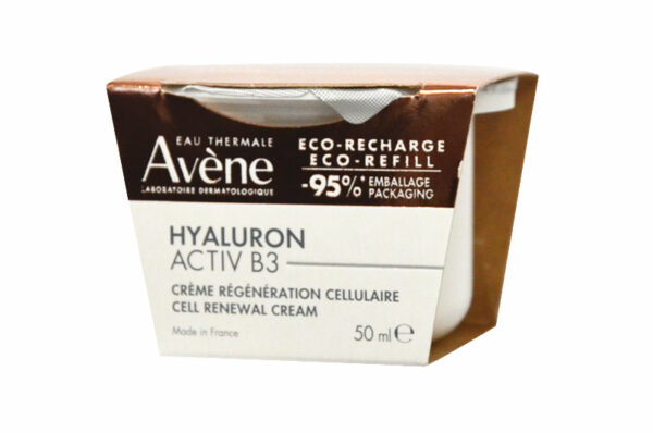 AVENE HYALURON ACTIV B3 Crème Régénération Cellulaire 50 ml – Eco-recharge