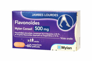 FRACTION FLAVONOIQUE PURIFIEE MYLAN 500mg