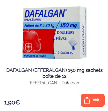 dafalgan enfant sachet