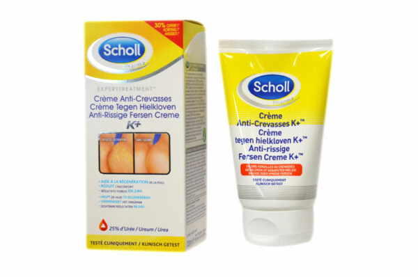 SCHOLL Crème Anti-Crevasses K+ 120 ml