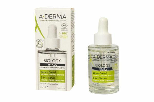 A-DERMA BIOLOGY HYALU Sérum 3-en-1 à l’Acide Hyaluronique 30 ml BIO