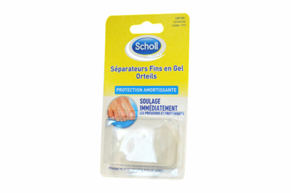 SCHOLL Séparateurs Fins en Gel – Orteils 2 tailles