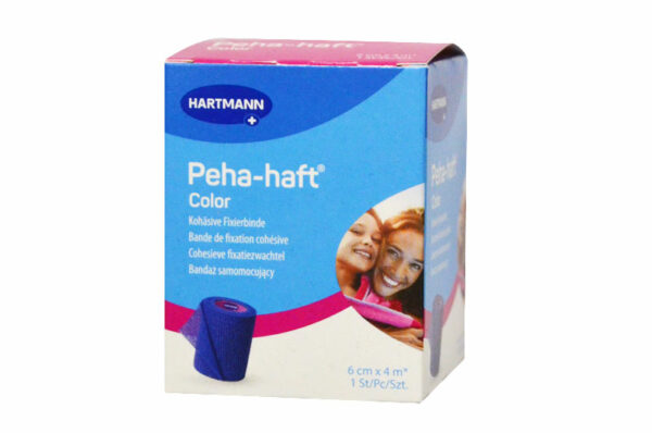 PEHA-HAFT Color – Bande de Fixation Cohésive 6 cm x 4 m