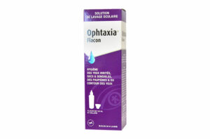 OPHTAXIA – Solution de Lavage Oculaire avec Oeillère 100 ml