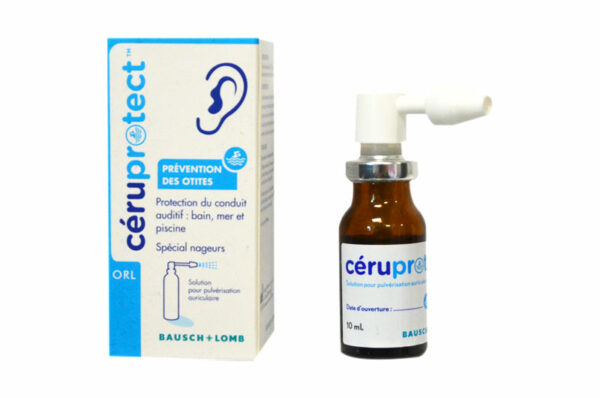CERUPROTECT Prévention des Otites – Solution Auriculaire Spécial Nageurs 10 ml