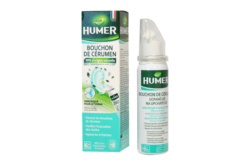 Humer - Bouchon de cérumen - Spray auriculaire 50ml : : Hygiène et  Santé