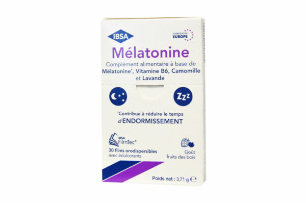 IBSA Mélatonine – 30 films orodispersibles
