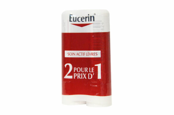 EUCERIN Lip Active 4,8 gr – Lot de 2