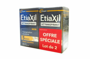 ETIAXIL Détranspirant Transpiration excessive Men 5 jours roll-on 15 ml lot de 2