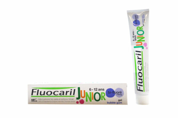 FLUOCARIL BI-FLUORE Junior Dentifrice Gel Bubble Gum 145 mg 75 ml