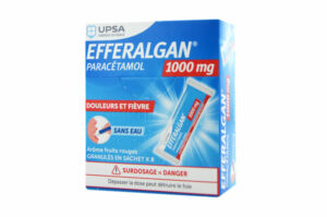 EFFERALGAN Granulés en sachet 1g fruits rouges 8 sachets