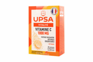UPSA Vitalité vitamine C 1000 mg orange 20 comprimés effervescents
