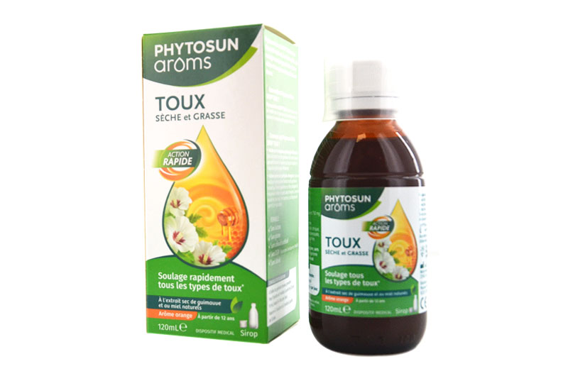 Phytosun Aroms Sirop Toux Sèche et Grasse 120ml