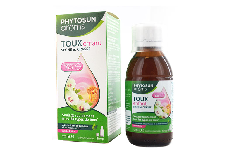 Phytosun Arôms – Sirop Toux Sèche & Grasse Enfant – Naturel