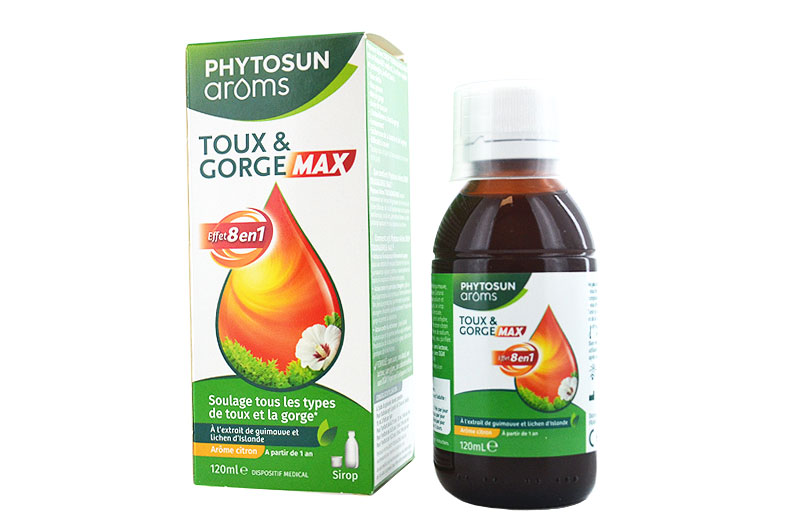 Phytosun Aroms - Sirop Toux et Gorge Max, 120ml