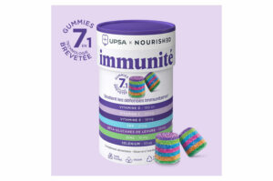 UPSA X NOURISHED Immunité 30 Gummies 7 en 1 Soutient les défenses immunitaires