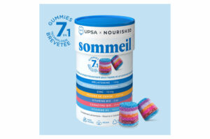 UPSA X NOURISHED Sommeil 30 Gummies 7 en 1 Sommeil de qualité