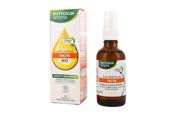 PHYTOSUN AROMS Huile Végétale Ricin Bio 50 ml