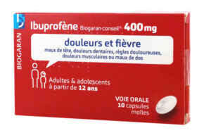 ibuprofène 400 mg capsules molles
