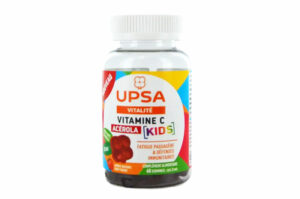 UPSA Vitalité Vitamine C Acérola KIDS 60 gommes goût fraise