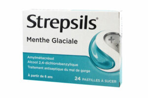 STREPSILS menthe glaciale 24 pastilles