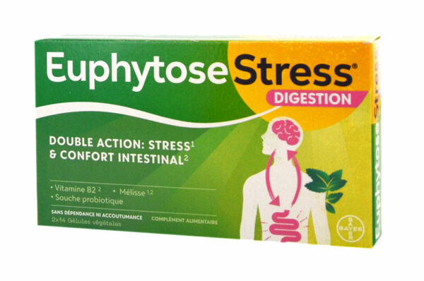 EUPHYTOSE STRESS Digestion 28 gélules végétales