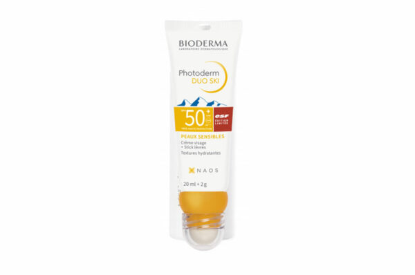 BIODERMA PHOTODERM DUO SKI Crème visage + Stick lèvres SPF50+ 20 ml