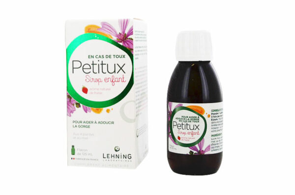 PETITUX Sirop Enfant Lehning 125 ml arome naturel fraise