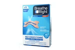 Breathe Right Original Large Nez Congestionné bandelettes x10