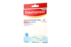 ELASTOPLAST 5 Pansements Waterproof Imperméables stériles XXL 8x10cm