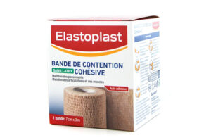 ELASTOPLAST Bande de contention cohésive Sans Latex 1 bande 7 cm x 3 CHAIR