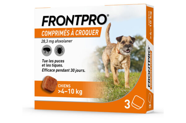 FRONTPRO Comprimés à croquer Chiens 4-10 kg