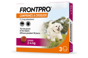 FRONTPRO Comprimés à croquer Chiens 2-4 kg
