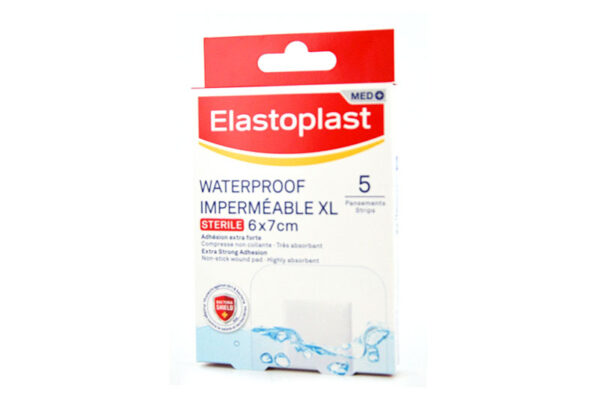 ELASTOPLAST 5 Pansements Waterproof Imperméables stériles XL 6x7cm