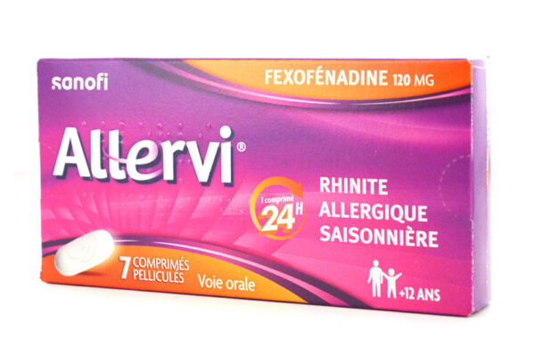 ALLERVI Rhinite Allergique Saisonnière 7 comprimés pelliculés