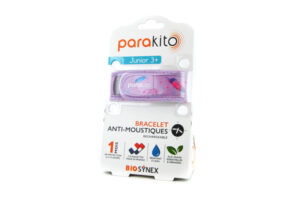PARA'KITO Bracelet anti-moustiques Junior 3+ rechargeable Plumes