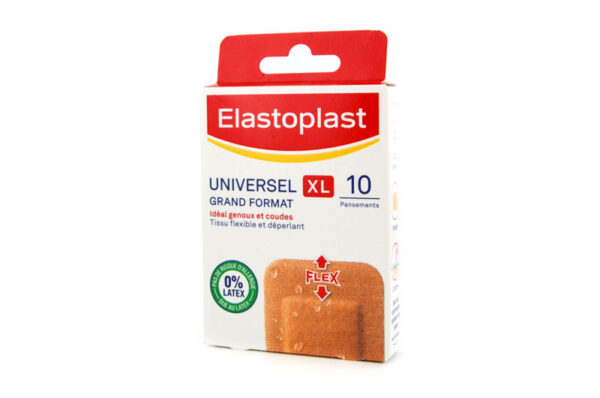 ELASTOPLAST 10 Pansements Universels Grand Format XL