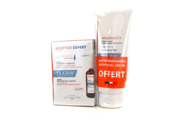 DUCRAY NEOPTIDE EXPERT Sérum anti-chute et croissance 2 sprays 50 ml + Shampooing ANAPHASE + complément anti-chute offert 200 ml – Image 2