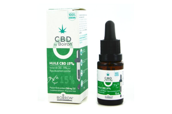 CBD BY BOIRON Huile CBD 15 % flacon 15 ml – Image 2