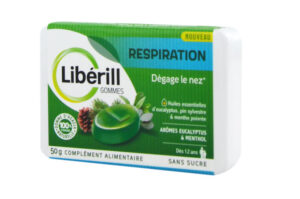 LIBERILL Respiration gommes arômes eucalyptus et menthol 50 g