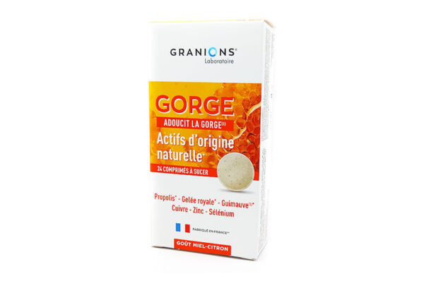 GRANIONS Gorge 24 comprimés à sucer