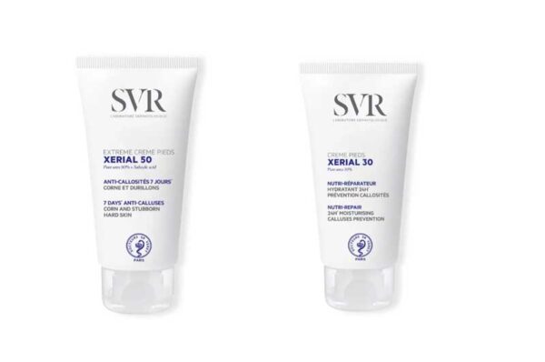 SVR Coffret Xerial 30 Crème pieds 50 ml + Xérial 50 Extrême pieds 50 ml