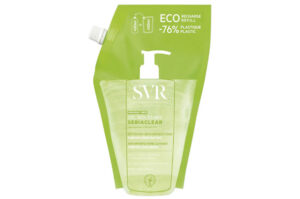 SVR Sebiaclear Gel moussant visage et corps - recharge 400 ml