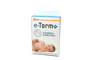 E-TORM Adhésifs double face pour Thermomètre axillaire connecté 15 adhésifs