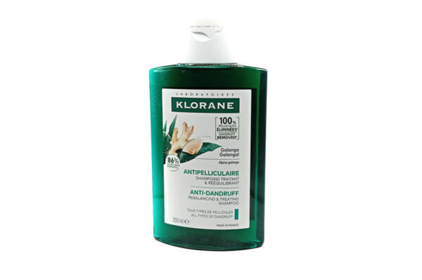 KLORANE Shampooing Antipelliculaire Traitant et Rééquilibrant au Galanga 200 ml