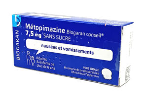 MÉTOPIMAZINE BIOGARAN CONSEIL 7, mg Sans Sucre 8 comprimés